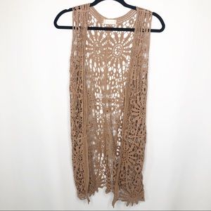 Altar’d state small crochet vest